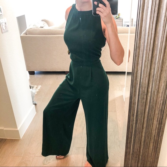 Gal Meets Glam Pants - ✨Rare✨ Gal Meets Glam Hunter Green Jumpsuit